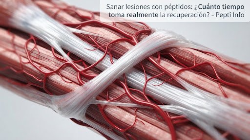 Vista microscópica de fibras musculares y vasos sanguíneos